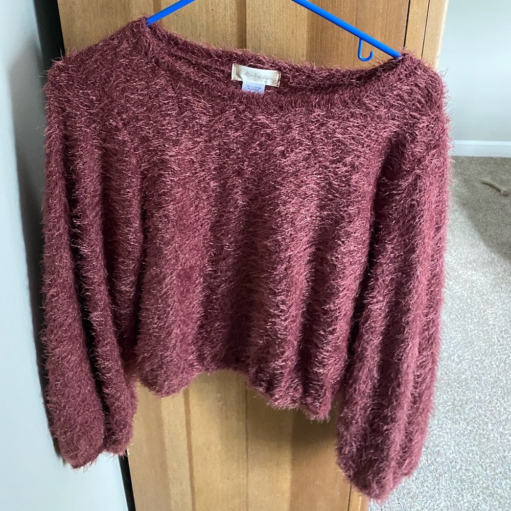 Altar’d State Dark Mauve Sweater